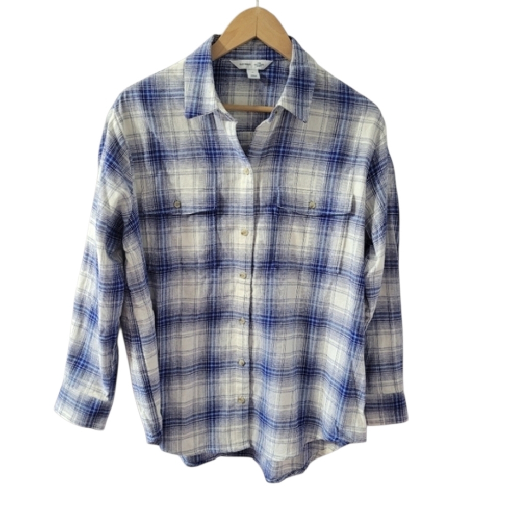 NWOT Old Navy Boyfriend Flannel Shirt - Women's Size Medium
